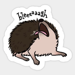 Hedgehog Anointing - Classic Coloration Sticker